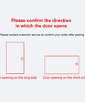 Diagram showing door opening directions for Heavy Duty Fire Rated Drywall Access Panel For Smooth Swing Plumbing And Maintenance Walls