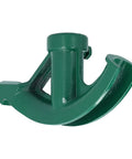 Heavy Duty Cast Iron Manual Tube Bender For 1.25 Inch Metal Pipes showcasing a green curved head for 90 to 180 degree bends.
