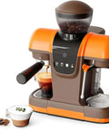 Top Shelf Espresso Machine With Built In Conical Burr Grinder Delivering 11 Custom Settings For Fresh Grounds Daily packed with 19 Bar pressure.