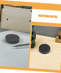 Super Cool Nylon Polishing Wheel Buffing Disc Kit With 10mm Hole laying on a wooden surface, showcasing its material and size.