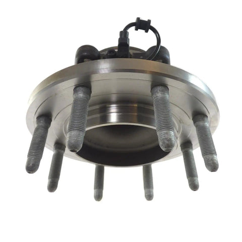 Front Wheel Hub And Bearing Assembly With Multi Lip Seal And Extreme Temperature Protection High Carbon Steel For Quiet Smooth Operation Rock Solid Replacement At A Budget Price, side view