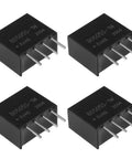 4 Pack Black 5V To 5V Isolated DC DC Power Supply Module B0505S-1W 1W Output, 4 Pin, Low No Load Current, High Isolation