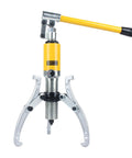 YL 30T 30 Ton Hydraulic Gear Puller Kit Beasts 60mm Stroke with 2 Jaw Puller and Yellow Handle for Heavy Duty Use