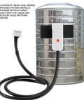High Stability 24V Water Level Controller Sensor With Anti Interference Design installed on metallic tank for liquid level monitoring.