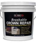 Brushable Chimney Crown Repair Elastomeric Waterproof Coating For Crowns And Masonry, Fast Setting No Fuss Protection Against Cracks And Leaks, 1 Gallon container