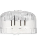 Heavy Duty Sensor Removal Replacement Cup Featuring Savage Textured Grip For Detector Disassembly Head Tool and Smoke Alarm Maintenance Accessory For A Zero Slip Hold, transparent design, 15.7cm size.