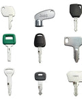 62 Piece Heavy Equipment Key Set For Construction Gear Ignition Keys And Operator Keys Kit With 459A 777 H806 5P8500 14607 H800 787 Covers