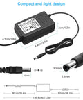 12V PWM Fan Speed Controller And Power Supply For PC Cooling Rig 100 To 240V AC To DC 3 To 12V Adjustable 24W adapter dimensions