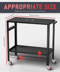 Heavy Duty Welding Table Workbench With Rock Solid 1200 Pound Capacity Plus 36 By 18 Inch Surface Rust Proof Finish Made For Busy Shop Floors Garage Crews And Fabricators Built To Last with dimensions displayed.