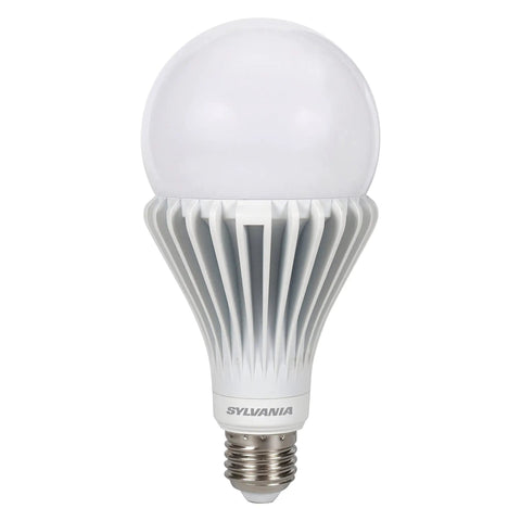 Top Shelf LED HIDR Replacement Bulb 24 Watt A23 Bollard Fixture Using Standard Socket Delivering Badass 3310 Lumens Of Crisp 4000K Cool White Glow For Outdoor Projects With Zero Sweat Or Hassle in front view.