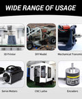 Wide range of usage for Beefy 12mm To 12mm Universal Joint Coupling in RC cars, robots, 3D printers, CNC lathes, servo motors, encoders.