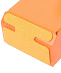 Bottom view of orange Floor Gap Fixer Tool Pro Grade With 180Lbs Suction Power Portable 4.5 Inch Suction Cup Ergonomic Design