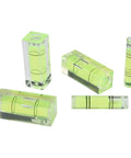 Acrylic Bubble Level Set With 3 Square And 2 Cylindrical Levels, Pro Grade Horizontal Calibrating Tool For Accurate Layout, Calibration, And Plumb.