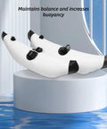 Go To Outrigger Stabilizer Kit For Kayaks And Canoes Lightweight Portable Paddling Accessory In White on display platform