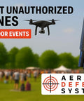 Handheld Drone Detection Kit with Real Time Alerts for Law Enforcement and Event Security Portable Airspace Awareness Gear