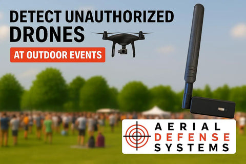 Handheld Drone Detection Kit with Real Time Alerts for Law Enforcement and Event Security Portable Airspace Awareness Gear
