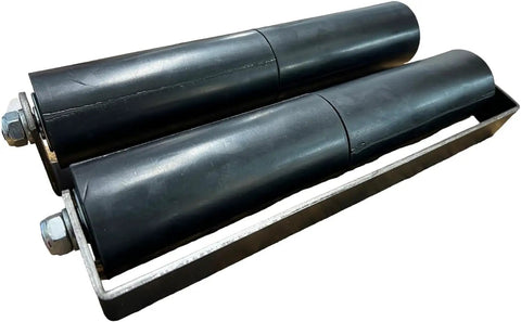 12 Inch Guiding Roller For Sliding Gates Set Of 2 With Removable Bracket Durable Steel Construction