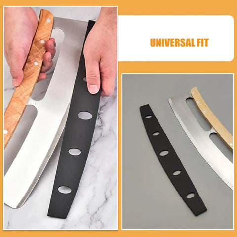 Ten Piece Pizza Cutter Sleeve Protectors With Edge Guard And Portable Design Universal Knife Guards for blades with wooden handles
