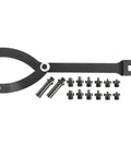 Adjustable Pin Spanner Wrench For Pulleys And Crankshafts Go To Tool For Camshaft Pulleys shown with multiple pins, black metal