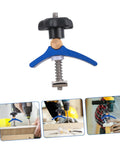 Fast Acting Track Clamp Woodworking Hold Down Clip T Slot Clamp For Carpentry Quick Fixing Tool with blue aluminum and steel