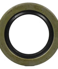Trailer Wheel Bearing Kit With Chrome 1.980 Inch OD Bearing Protector Caps For UFP 3500 Lb Marine Hubs metallic seal close-up