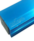 Close-up of a blue High Performance Racing CDI Box For GY6 Engines No Rev Limit 50cc To 150cc Chinese Scooters.