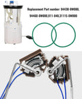 Fuel Level Sensor Fits Santa Fe 2006 2007 2008 2009 Fuel Sending Unit Replacement Compatible With 94460-0W000 visible components