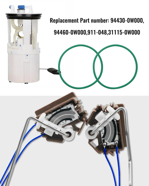 Fuel Level Sensor Fits Santa Fe 2006 2007 2008 2009 Fuel Sending Unit Replacement Compatible With 94460-0W000 visible components
