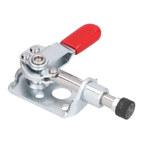 Beefy Push Pull Toggle Clamp Quick Release With 40kg Holding Capacity For Woodworking Jigs And Fixtures, Welding, Drill Press And Crosscut Sled, Stainless Steel And Plastic Construction For Quick Positioning And Rust Proof Performance.
