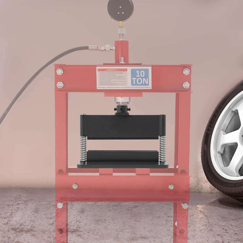12 Ton Hydraulic Press Brake Attachment For Metal Bending And 90 Degree Tool For Workshop Presses, heavy-duty accessory front view.