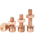 Stainless Steel Hex Socket Head Cap Screws And Nuts Kit With Flat And Spring Washers M3 To M8, SS304 hardware set shown