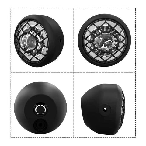 Ultra Bright E Bike Front Light For Mountain Biking And Commuting Waterproof 3 Pin Connector 36V 48V 52V LED Headlight With Front Fork Mount And Helmet Mount