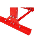 Base detail of Heavy Duty 12 Ton Hydraulic Shop Press With Built In Pressure Gauge And Toughened Steel Frame.