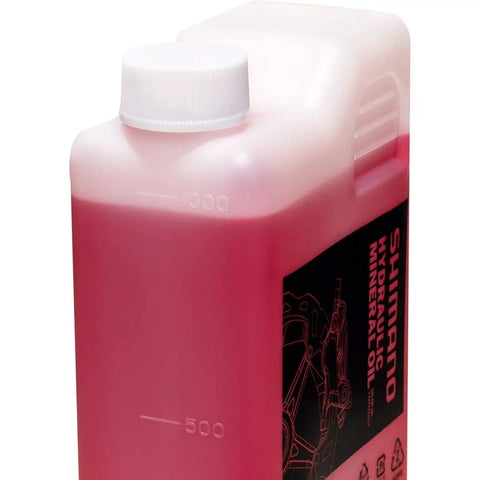 Bottle of Mineral Oil Hydraulic Disc Brake Fluid For Smooth, Consistent Stopping Power On Long Rides, Non Corrosive Formula