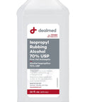 Straight Up Legit Isopropyl Rubbing Alcohol 70 Percent Usp Grade First Aid Antiseptic And Heavy Duty Disinfectant Surface Sanitizer 16 Fluid Ounce Bottle with tamper-evident cap.