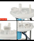 Tough-As-Nails Electric Fuel Pump Module Assembly for Ford E-Series E-150 E-250 E-350 E-450 with two tube ports and connector.