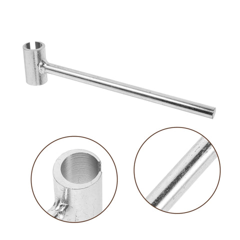 Adjustable Door Hinge Adjustment Tool For Precise Door Alignment And Smooth Operation Single Head Spanner Lever Design For Easy Hinge Calibration At Home For DIYers SOLUSTRE, metal construction, side and close-up views