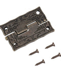Antique Bronze Box Hinges 10 Pack Built To Last Tough As Nails Heavy Duty Iron Construction with mounting screws