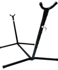 Heavy Duty Steel Hammock Stand With Adjustable Height For 9 Foot Hammocks, Supports Up To Four Hundred Fifty Pounds, Weather Resistant Outdoor Yard Patio Gear