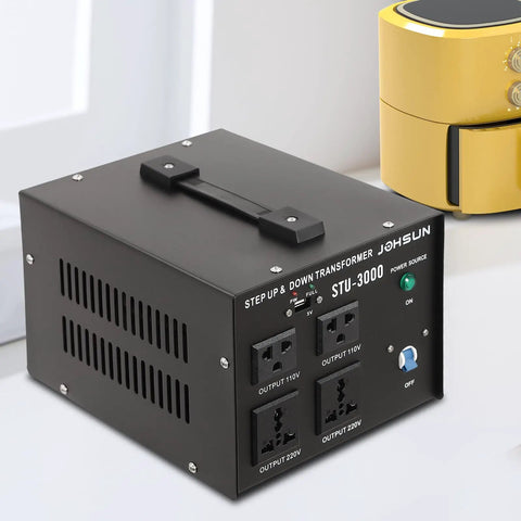 Heavy Duty 3000W Voltage Converter Transformer For 110V To 220V And 220V To 110V with iron shell and various outputs