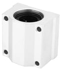 Precision Machined SC20UU Linear Motion Ball Bearing Slide Block Hella Smooth Aluminum Alloy Bushing For CNC, side view.