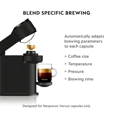 Vertuo Next Coffee And Espresso Maker With 6 Cup Sizes Including 5, 8, 12, And 18 Oz, Single And Double Espressos Hot Or Iced