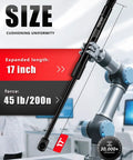 Gas Struts 17 Inch 45 Lbs 200N Replacement Set For Camper Shells Truck Topper Rear Window Cab Canopy Door Fits Leer ARE SnugTop