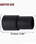 Soft Horse Hair Round Dust Brush 25mm Vacuum Attachment Replacement With One And A Quarter Inch To One And Three Eighths Inch Adapter
