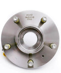 Front Wheel Hub Bearing Assembly Single Unit 513121, 5-Lug with ABS, top view showing 5 bolts and polished surface