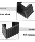 Close-up of black Outdoor Cushion Fasteners 4 Pack Rattan Furniture Clips showing simple design and durable material.