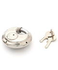 Beefy 12 Pack Round Padlocks With Shielded Shackle For Trailer Storage And Truck Security In Stainless Steel Armor, lock with keys