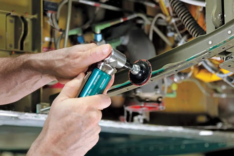 Pro Shop 0.4 Hp Right Angle Die Grinder Pulling A Massive 20000 Rpm Spin For Smooth Metal Tasks Featuring Rock Hard Aluminum Body Rear Air Bleed And Quick Swap Collets For Daily Fabrication Grind Jobs