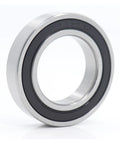 6905 Hybrid Ceramic Bearing 25X42X9MM ABEC-1 Si3N4 Steel Rings Deep Groove Ball Bearing side view with black seal