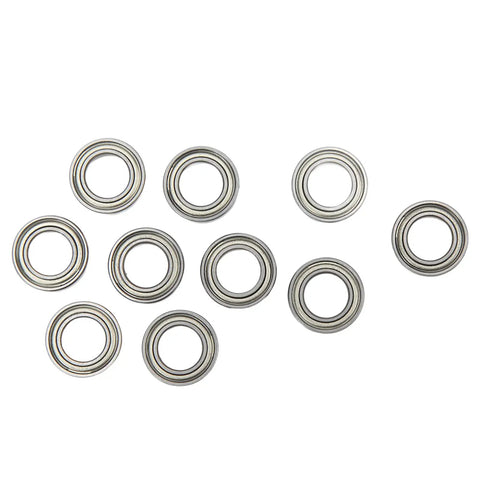 10 Pack RC Ball Bearings Kit For 1 By 10 And 1 By 8 Remote Control Cars, Steel Shielded Bearings For Low Friction, High Speed